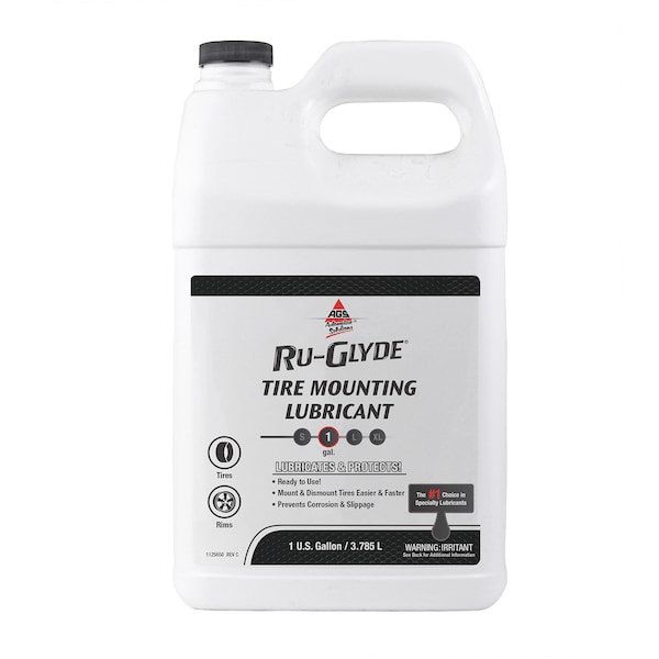 Ru-Glyde Tire Mounting and Rubber Lubricant, 1 Gallon Bottle